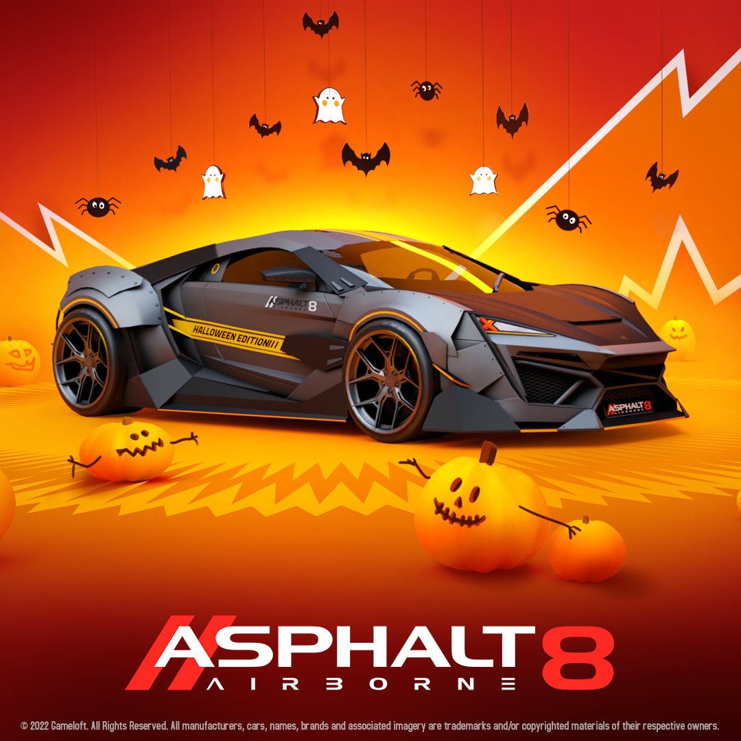 Asphalt on Twitter "Boo! 👻 Halloween festival is here in Asphalt8 ! 😱
