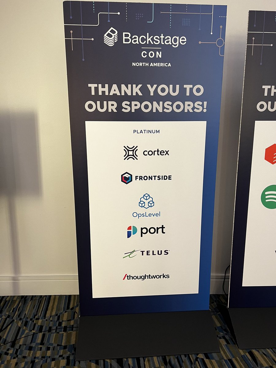 We’re here at Backstagecon… who’s here? #KubeCon #Backstage #cncf #devops