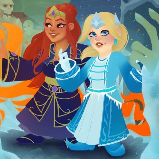 MistweaverLily's tweet photo. 🔥 Kinndy and Charlotte! ❄

Battling zombies with the powers of frost and fire! ❄🔥🧟‍♂️

Artist: @YourDearSkyla 
#worldofwarcraft #Warcraft #gnome #moonguard https://t.co/SJqiCjagyE
