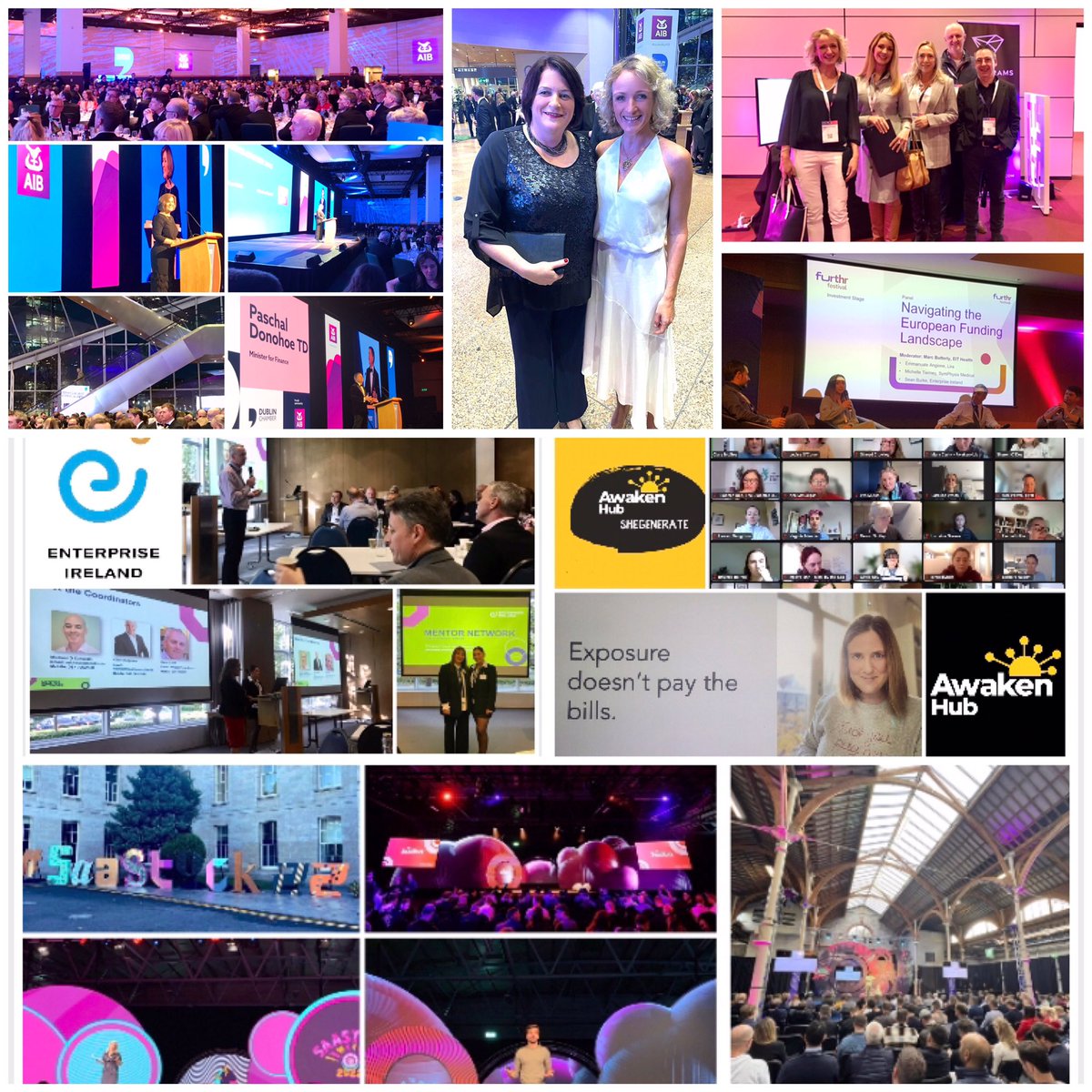 Still buzzing from the busiest week of events in years:
👉<a href="/Entirl/">Enterprise Ireland</a> #Mentors Breakfast
👉<a href="/AwakenHub/">AwakenHub</a> - #SheGenerate <a href="/SusanHayes_/">Susan HayesCulleton CFA</a> &amp; <a href="/sharonodea/">Sharon O'Dea</a> 
👉#SaaStock2022 <a href="/TheRDS/">RDS Dublin</a>
👉<a href="/DubCham/">Dublin Chamber</a> Annual Dinner
👉<a href="/Furthr_ie/">Furthr</a> Festival #Innovation 
Wonderful to reconnect &amp; be inspired in-person again ✨