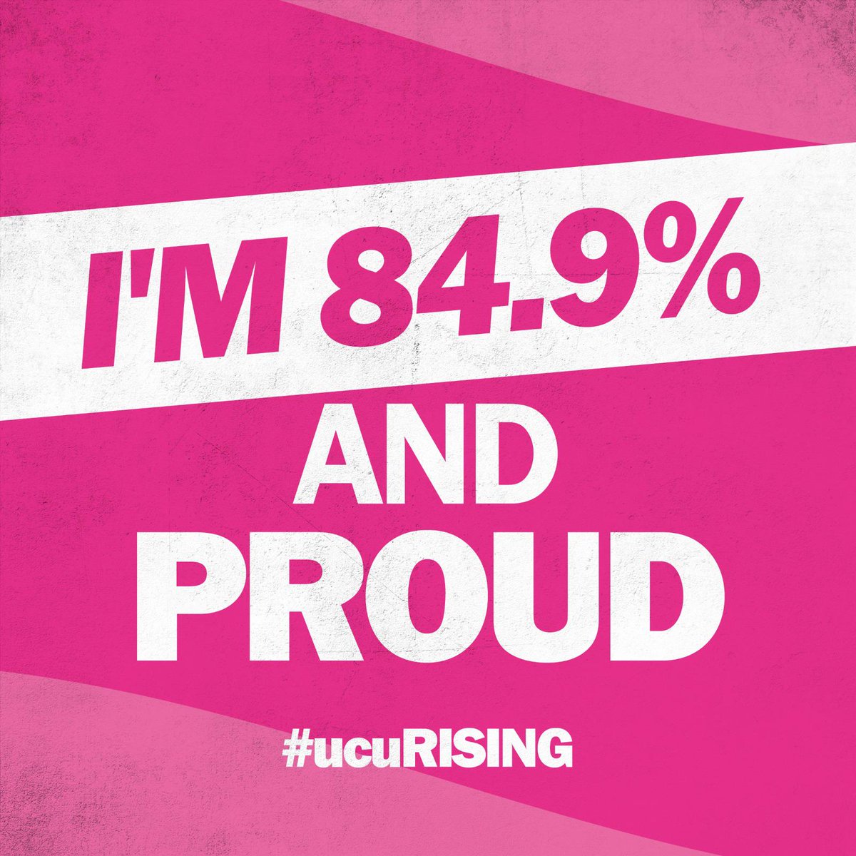 PENSION BALLOT: SMASHED! We’ve delivered an unprecedented turnout and a huge YES vote UCU and proud #ucuRISING
