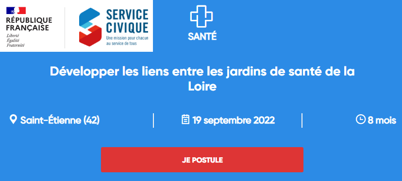 BoyerFlorence3's tweet photo. En quelques mots...
Participer à l'animation du Réseau Loire des Jardins de Santé en s'appuyant sur sa pépinière portée par DanaeCare. 

Pour en savoir plus / pour postuler : https://t.co/qxdItHsu0B

@DanaeCare #santé #servicecivique #jardin https://t.co/48LiQmXXfe