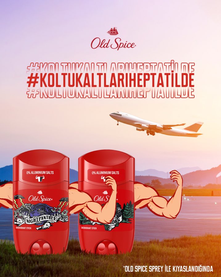 Dostum, sen tatilini bitirmiş olabilirsin ama sakın unutma: Old Spice Deo Stick ile #KoltukAltlarıHepTatilde 😉