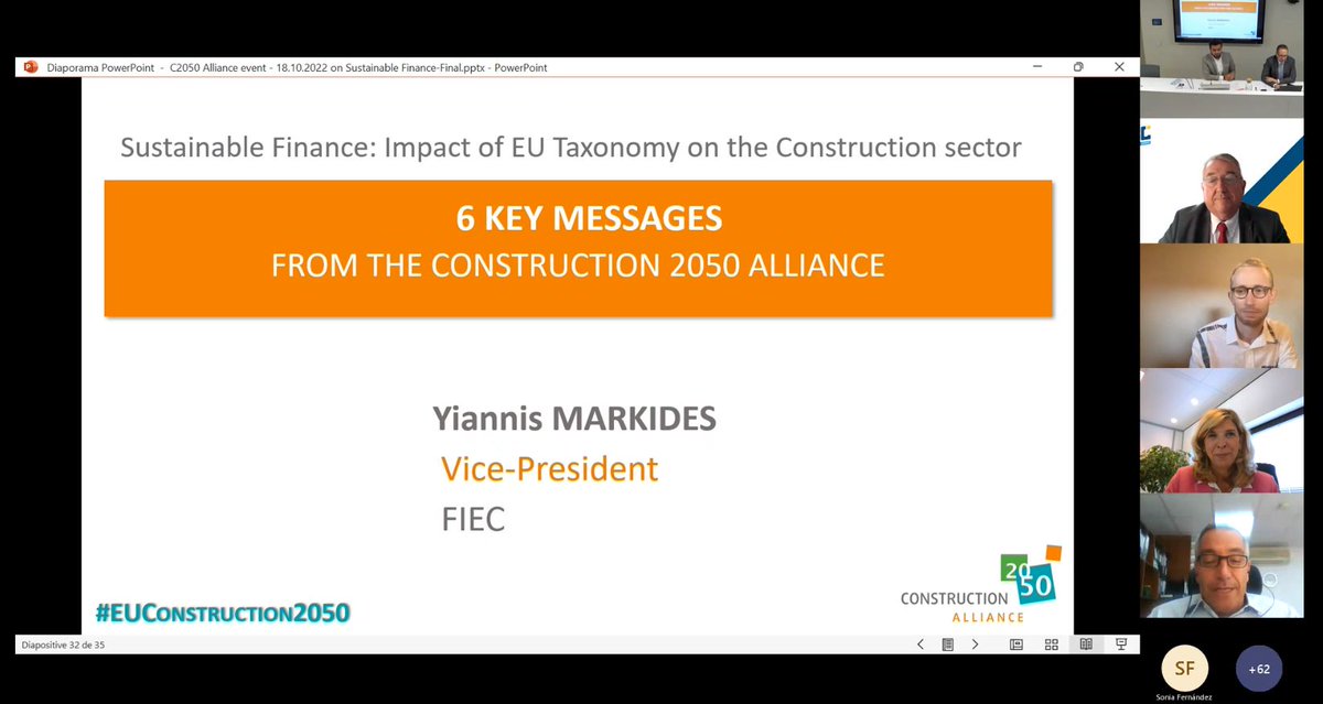 📢The recording of the #EUConstruction2050 event on #SustainableFinance &amp; the impact of the #EUTaxonomy on #Construction held last week is now available!

➡️Missed the event? Catch it up here: bit.ly/3slNiPR