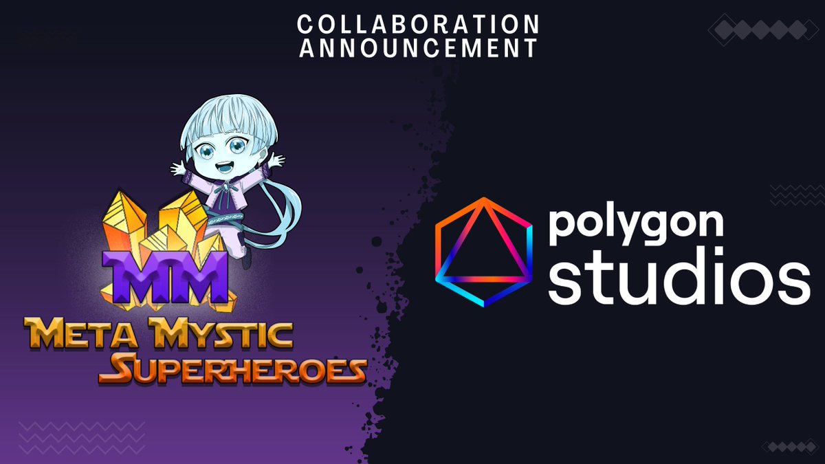 🟣 @metamystic_nft is collaborating with @polygonstudios! The next generation of Digital Collectibles are here! We are creating the first globally-inclusive ecosystem that empowers future generations. 🟣 Minting Now: MetaMysticSuperheroes.com #poweredbypolygon