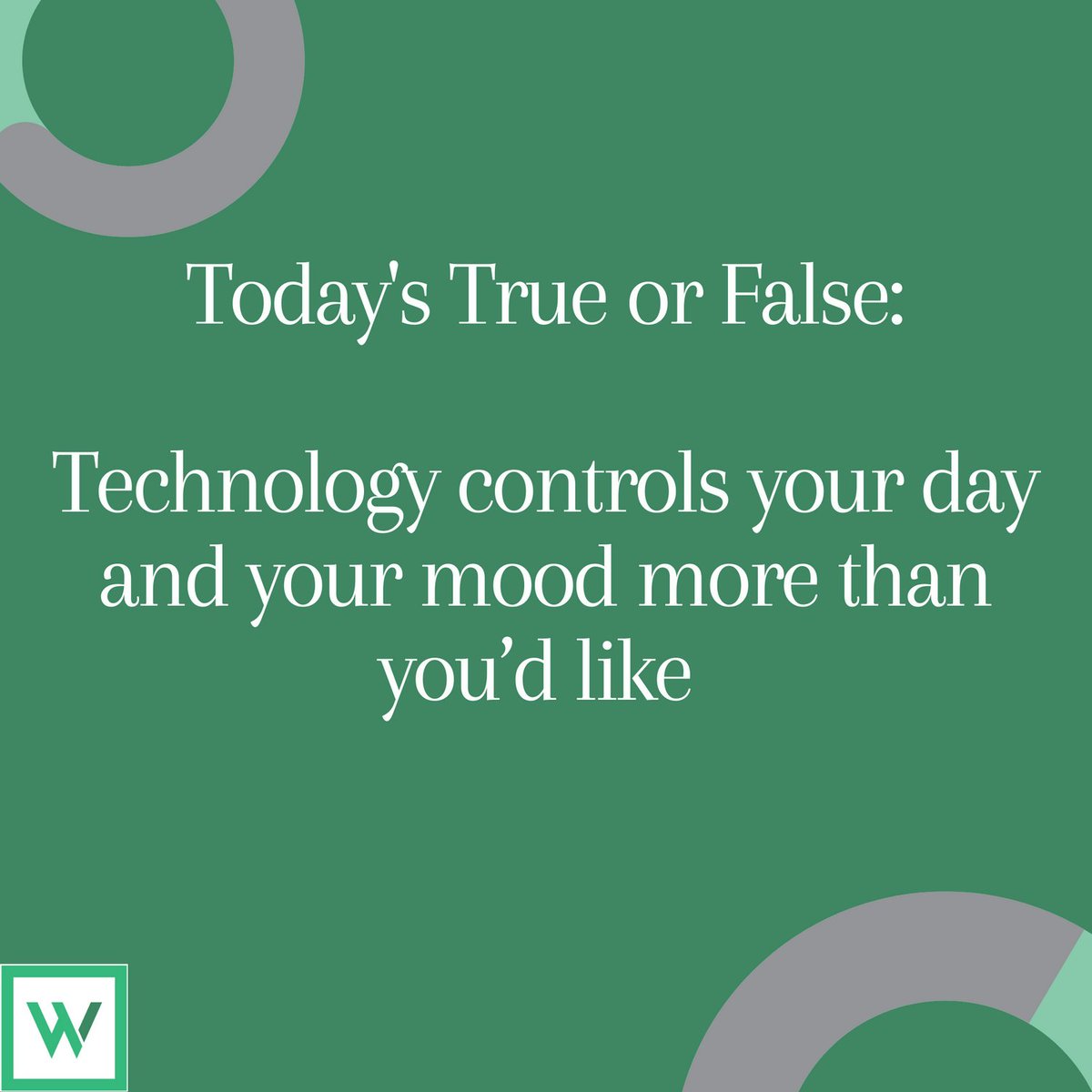 As I sit here trying to access (feels like a battle) wifi on my laptop,  a thought crossed my mind. A thought, which I won’t share, but it did inspire today’s #TrueFalse  #Patience #Technology #Breathe