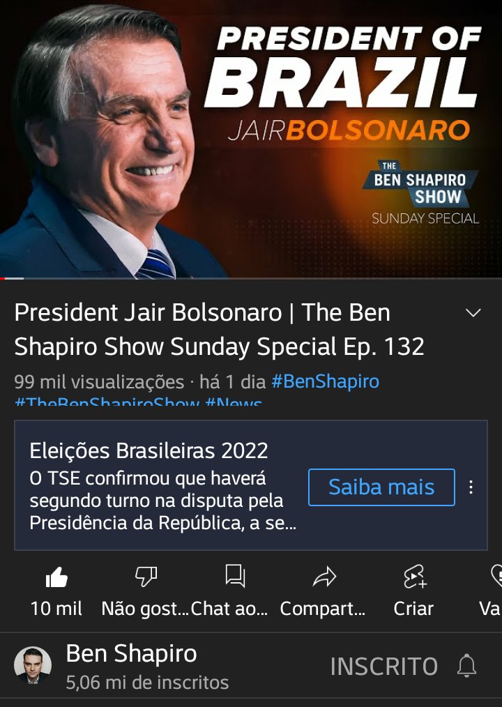 VeiDaVeranei's tweet photo. Entrevista do PR a Ben Shapiro. Golaço internacional!!!
https://t.co/uxYiOMJORS https://t.co/mwRNLSzQwU