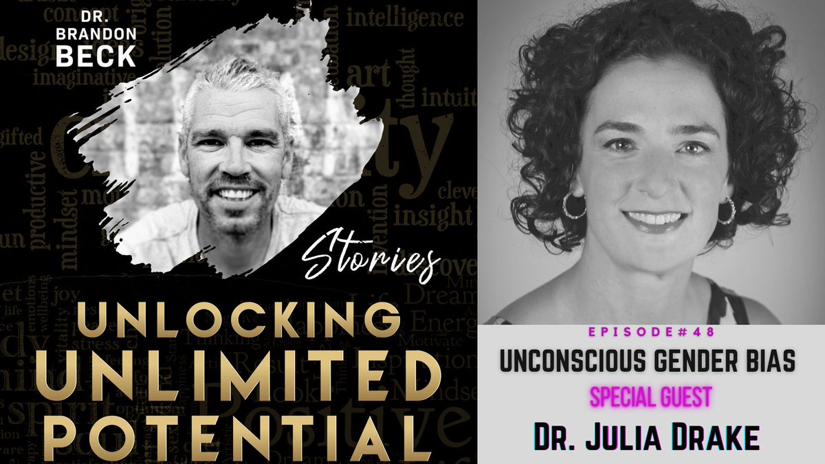 Brandon Beck, Ed.D. (@brandonbeckedu) on Twitter photo #UUPotential Stories Show E48 with Elementary School Principal and Researcher <a href="/JdDrakej/">Julia Drake</a>
This episode is a deep dive into perception and identity.
Title: “Unconscious Gender Bias”
Listen! Share! Subscribe! Enjoy!
podcasts.apple.com/us/podcast/unl… #UUPotential Stories Show E48 with Elementary School Principal and Researcher <a href="/JdDrakej/">Julia Drake</a>
This episode is a deep dive into perception and identity.
Title: “Unconscious Gender Bias”
Listen! Share! Subscribe! Enjoy!
podcasts.apple.com/us/podcast/unl…