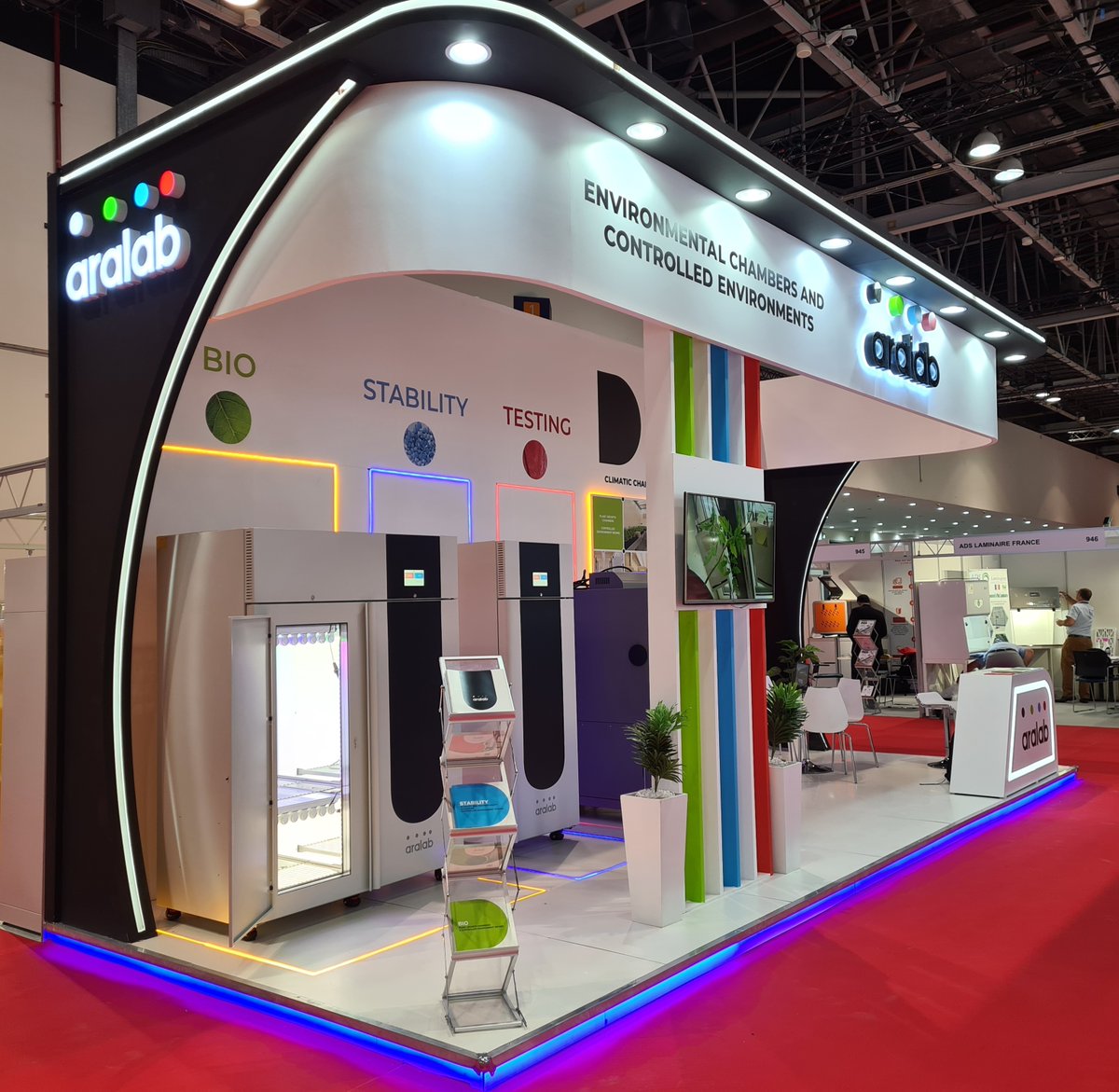 Aralab_'s tweet image. First day of Arab Lab 2022 in full swing.

We are very excited to come back and meet some of our regional partners in person again. If you are looking for environmental chambers at @ArabLab, stand 940 is the place to go. Our team is ready to meet you! 

#arablab2022
#aralab