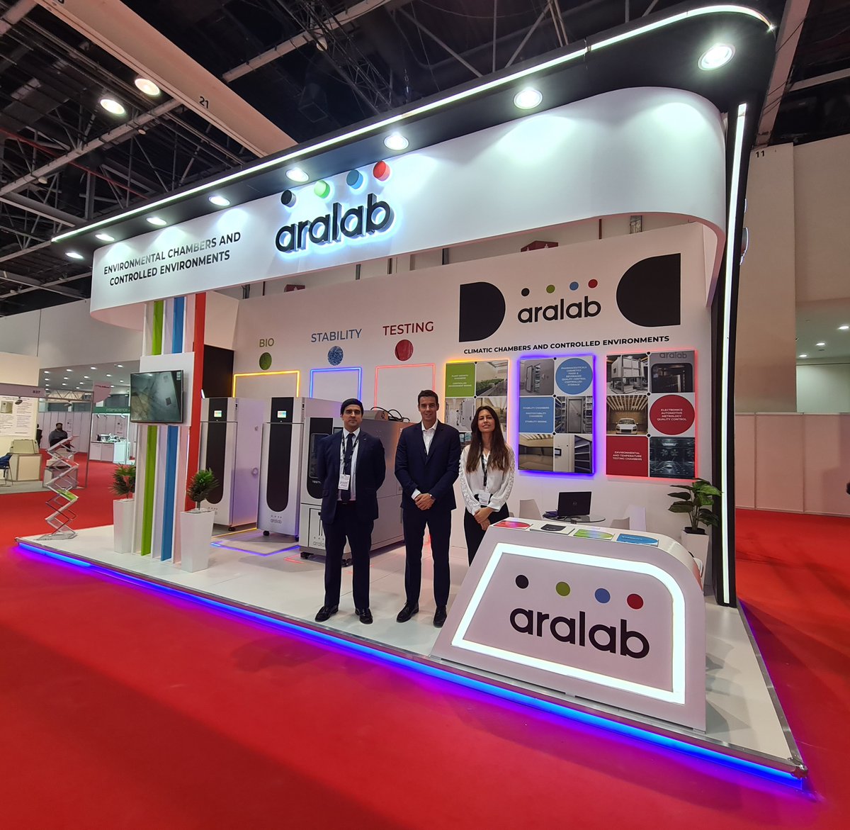 Aralab_'s tweet image. First day of Arab Lab 2022 in full swing.

We are very excited to come back and meet some of our regional partners in person again. If you are looking for environmental chambers at @ArabLab, stand 940 is the place to go. Our team is ready to meet you! 

#arablab2022
#aralab