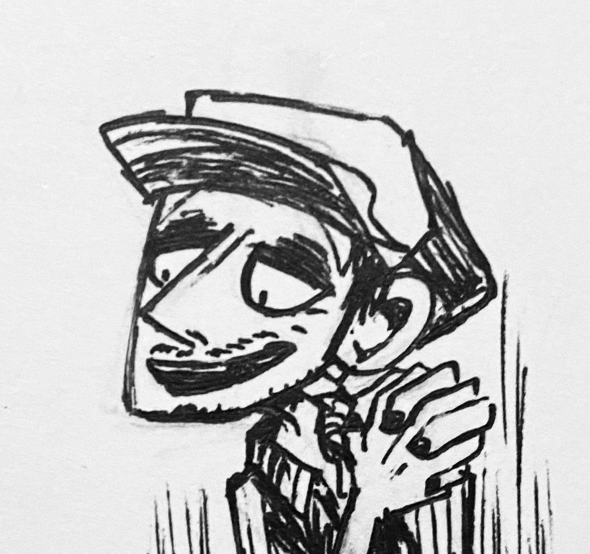 Rigbydraw's tweet photo. @ntsketch @der_lucius tagged me in. So here’s Dom, from my graphic novel Street Legal. 
And I’ll tag @Jade_rabbit_art @pixeljadeart and @FunkyTheAlien https://t.co/fec4f8EIbH