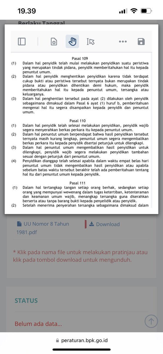 Di dalam KUHAP ketentuan Pasal 109 juga jelas. Kira-kira perkosaan menurut polisi bukan merupakan tindak pidana atau bagaimana? Buktinya ga cukup? Dihentikan demi hukum? Oh ngga sih, wong punya alasan di luar itu semua. *tepok jidat*