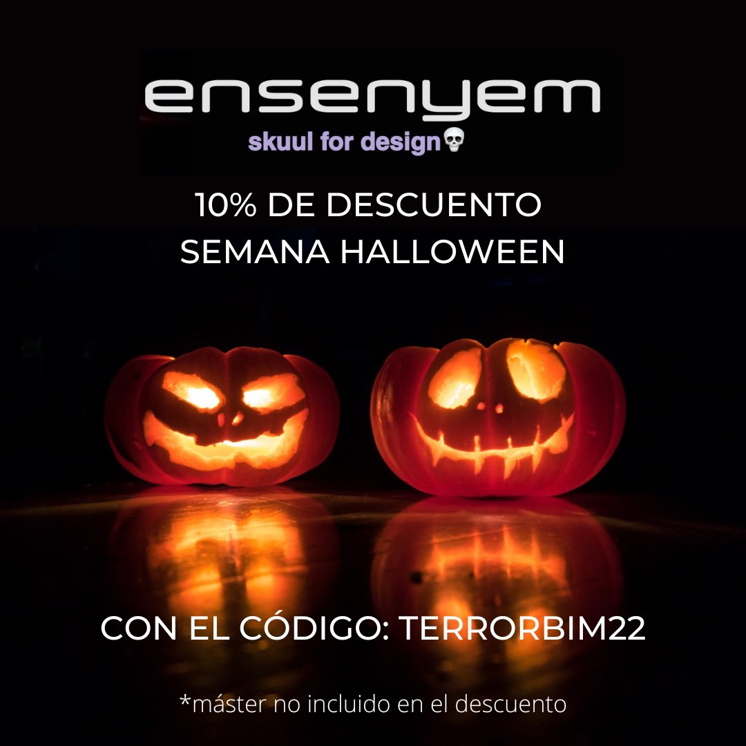 ¡Hola a todos! Esta semana todos nuestros cursos tendrán un 10% de descuento☺️ solo tendrás que utilizar el código: TERRORBIM22 
¡No te puedes perder esta oportunidad!🎃🎃🎃👻👻👻

*máster no incluido en la oferta*