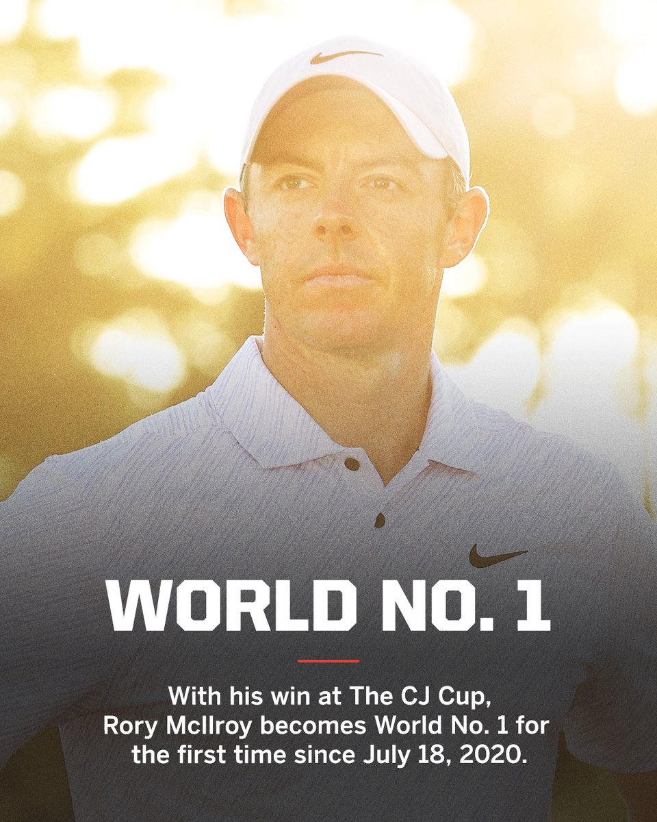 RORY IS BACK ON TOP‼️