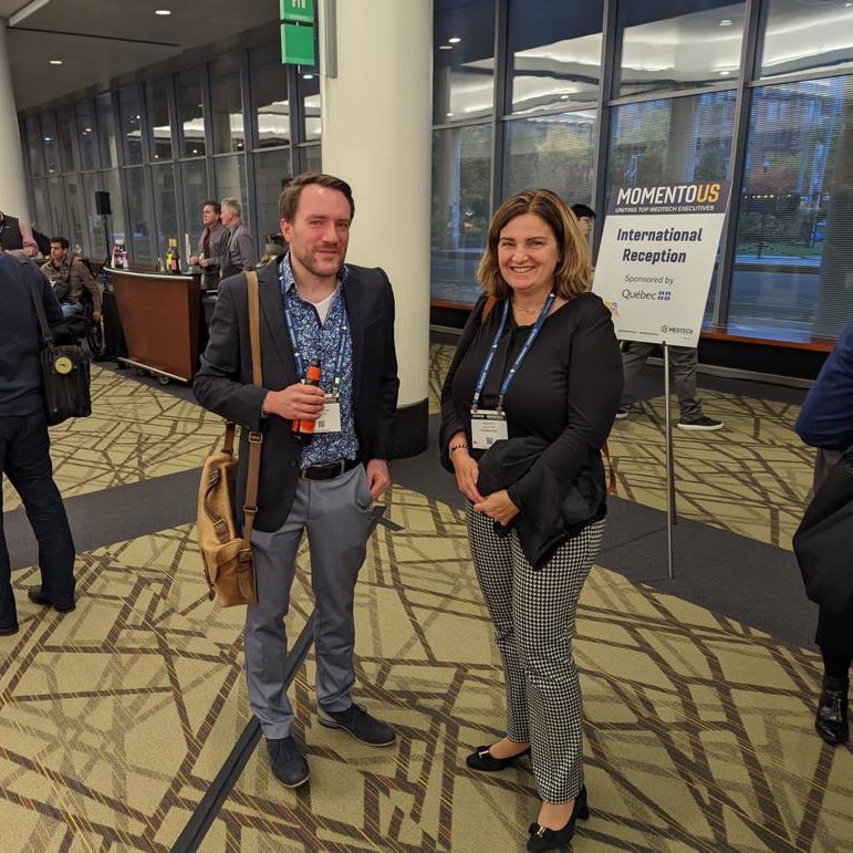 NLinBoston's tweet photo. The 🇳🇱 delegation has arrived in Boston! Looking forward to showing this group of innovators around the Boston medtech scene starting with @MedTechCon! #ETiHBoston #AdvaMed 🩺 https://t.co/5ZscVNzqfq