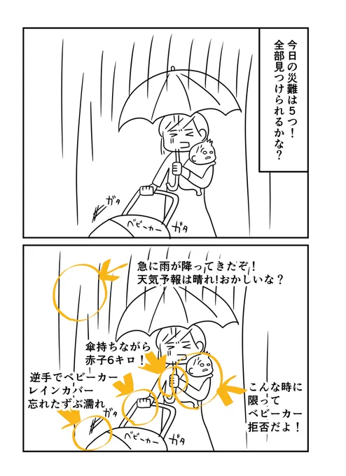 急な雨は困るってお話☔️
#コルクラボマンガ専科 