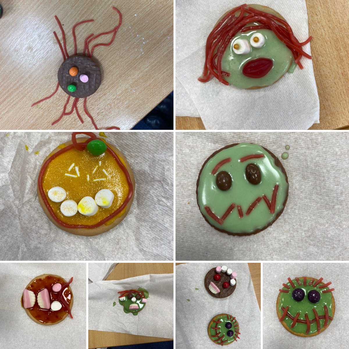 Trick or Treat 🎃 Thank you to our HND childhood practice students today participating in spooky biscuit making !! @SLCek @SLC_ELC @Angela_R_ELC #ChooseCollege
