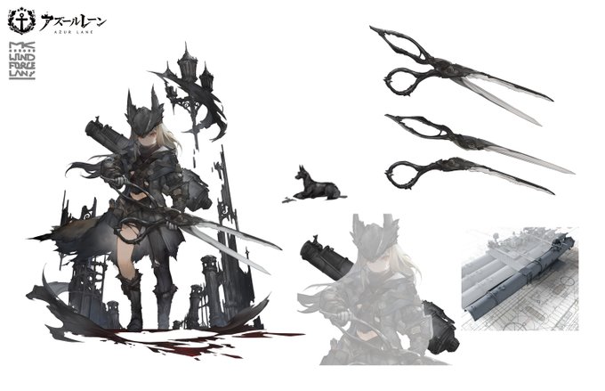 我與@Windforcelan 負責的碧藍航線-獵人meta的一些設定補充
#アズールレーン 