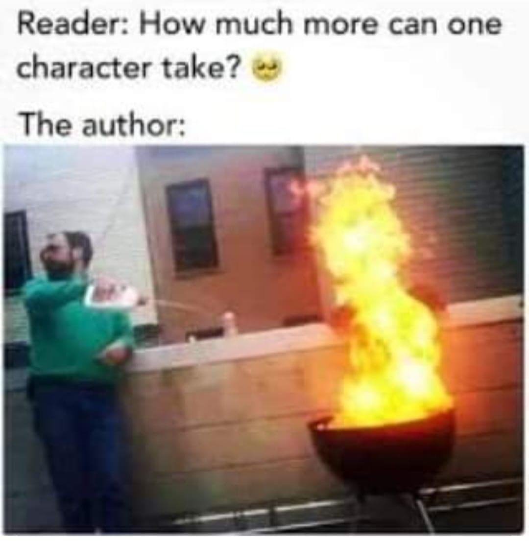The funniest thing is that it happens in the calmest state of mind 😅 

#authorscommunity #writersoftwitter #AuthorsOfTwitter #BookTwitter #WritingCommnunity