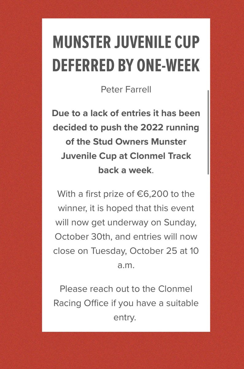 Clonmel Greyhounds (@clonmeltrack) on Twitter photo 