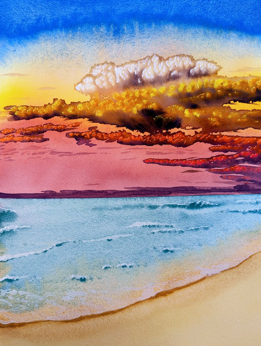 Kahouadji's tweet photo. Ekusutashī, extase
aquarelle Charvin sur papier Sennelier 300g
41x31cm
2022
Mohamed Kahouadji
#水彩 #watercolor #aquarelle #acquarella #acuarela #paintingoftheday https://t.co/Uo9iP1dc4t