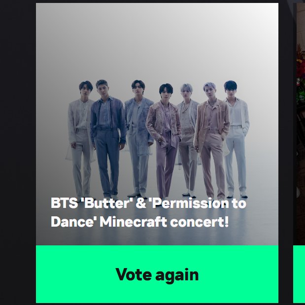 gloxiniantp's tweet photo. อย่าลืมงานโหวต MTV EMA ให้บังทันกันนะคะ
โหวตได้ไม่จำกัดไม่ต้องล็อคอินแวะไปจิ้มกันค่ะ 
กดโหวต 1 ครั้งรอ 10 วิแล้วโหวตต่อได้เลย

Kpop 👉https://t.co/myABEtJEzD
Metaverse 👉https://t.co/okmDAfuV2R 

#อาร์มี่ชวนโหวต https://t.co/CXqeMoGjwI
