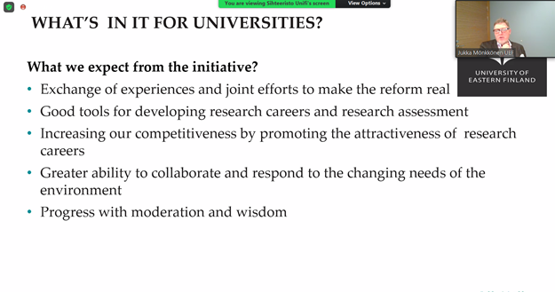 Happy and proud to see that @UEF is actively involved in the process of reforming #researchassessment. Finnish higher education institutions are invited to sign the agreement and to join the Coalition for Advancing Research Assessment (CoARA). <a href="/euatweets/">EUA</a>  <a href="/tsv_media/">TSV</a> <a href="/unifiry/">UNIFI</a>