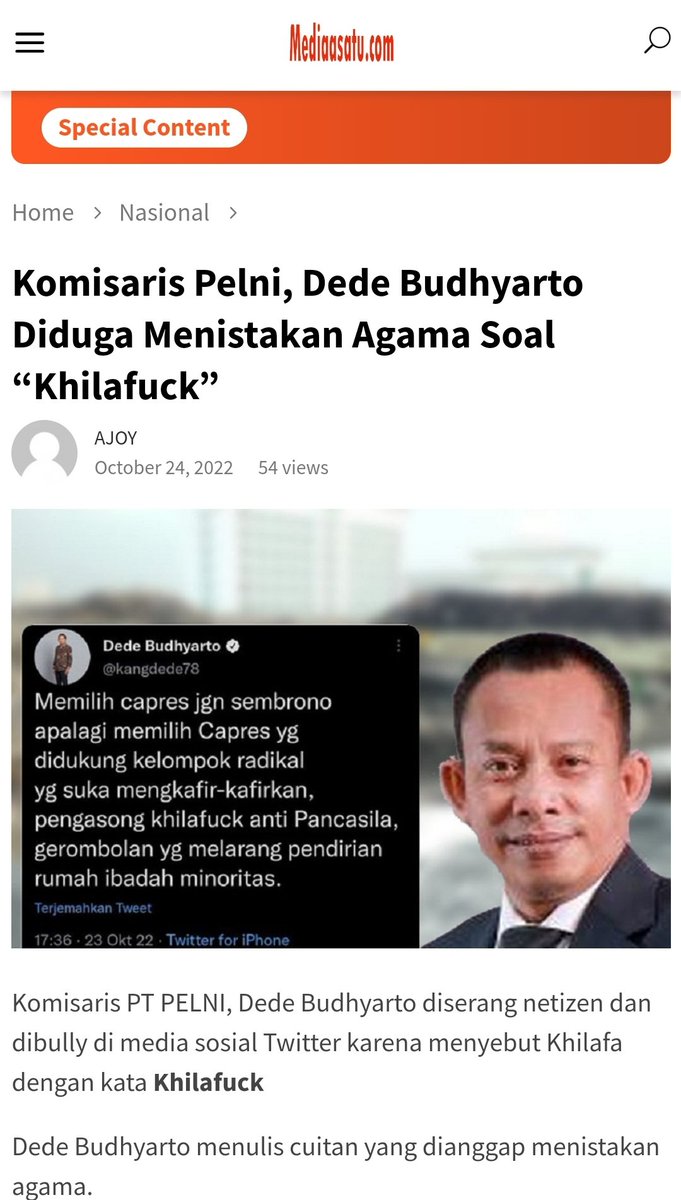 Hasbil_Lbs's tweet photo. Sabar ya kawan2, sy masih di luar kota. Begitu sy sampai di Jakarta, sy pribadi akan buat laporan dugaan penistaan agama islam yg di lakukan komisaris yg sombong ini. 

Sekali lagi, sebelum dia minta maaf, maka sy akan tetap membuat laporan. Pengacara saya juga sudah siap 🙏 https://t.co/fnBIDbpQyd