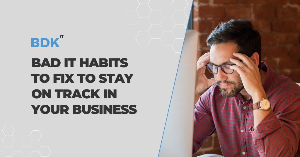 bdkinctech's tweet image. Your business could be committing some of IT’s greatest cardinal sins without even knowing it. Check out this week's blog to make sure you're not guilty of these IT bad habits.

bdkinc.com/blog/bad-it-ha… 

#bdkinc #itsupport #protectyourdata #technology