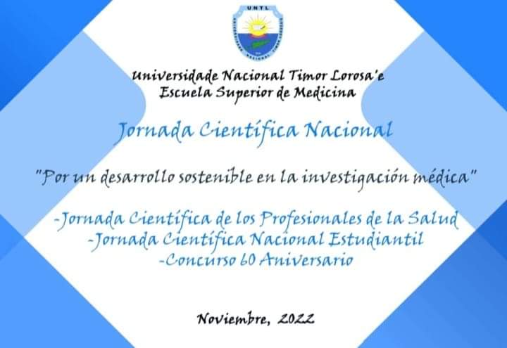 Desde 🇹🇱 convocamos a la Jornada Científica Nacional a celebrarse en Noviembre próximo 'Por un desarrollo sostenible en la investigación médica' seamos hombres y mujeres de ciencia #CubaPorLaSalud en la #JornadaCamiloChe y saludando el #60Aniversario de la Coolaboración Médica