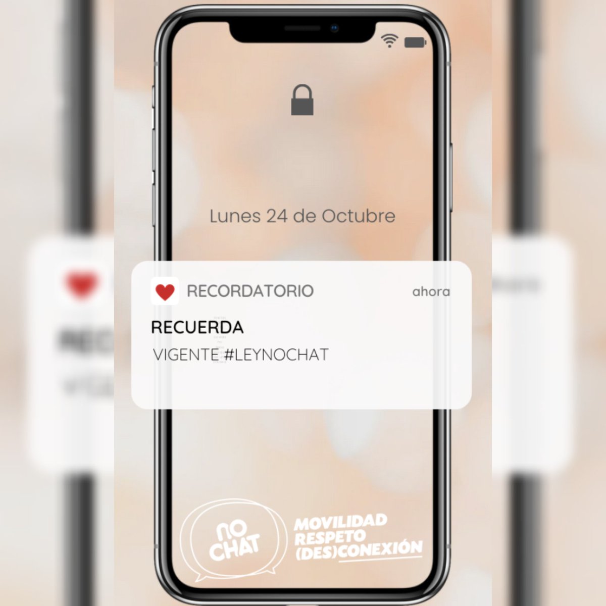 EN ESTE NUEVO inicio de semana, recuerda que las decisiones que tomas durante los traslados te afectan a ti y todo tu entorno. No te distraigas, mirada siempre al frente y #DejaElChat