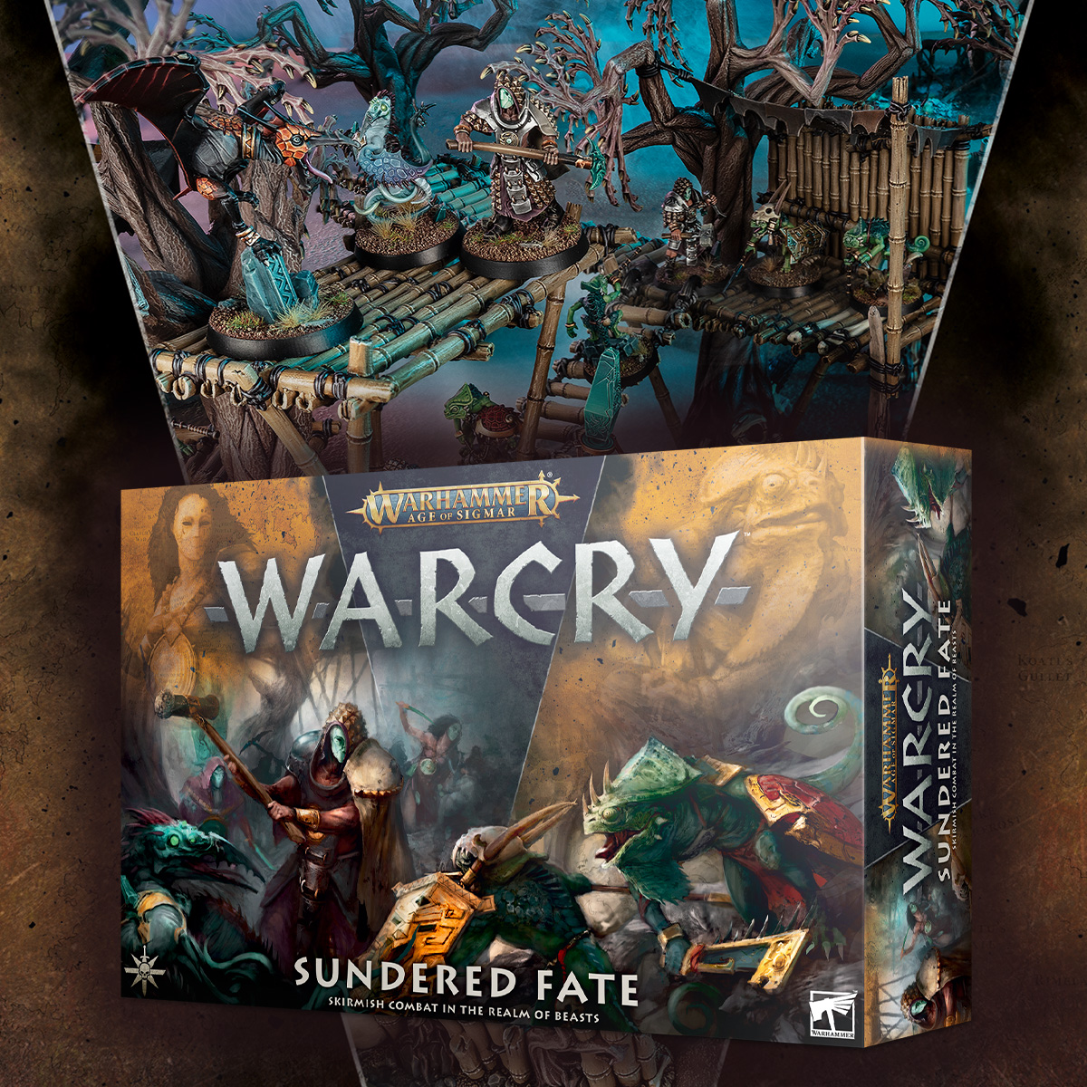 warhammer's tweet image. Sundered Fate is the next Warcry boxed set – take a look at what's inside: bit.ly/3DqmXGv   

#WarhammerCommunity  #Warcry