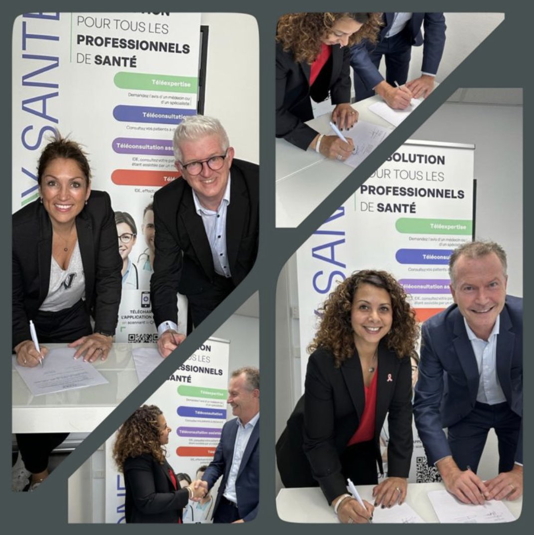 ✍️[Signature] 
Nous sommes fiers d'annoncer la signature d'un partenariat entre CONEX SANTE et Secours Infirmiers.

Une offre de soins sur tous les territoires pour le binôme #médecin #infirmier. Avec Conex Santé, les professionnels de santé et les patients ont tout à gagner 🏆