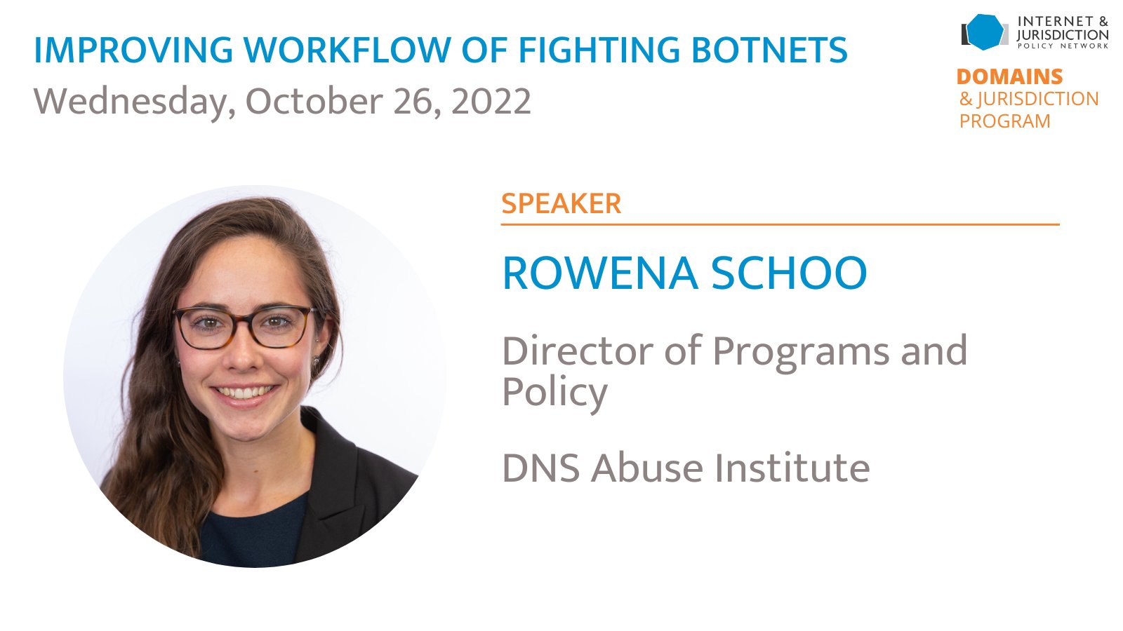 Rowena Schoo - DNS Abuse Institute