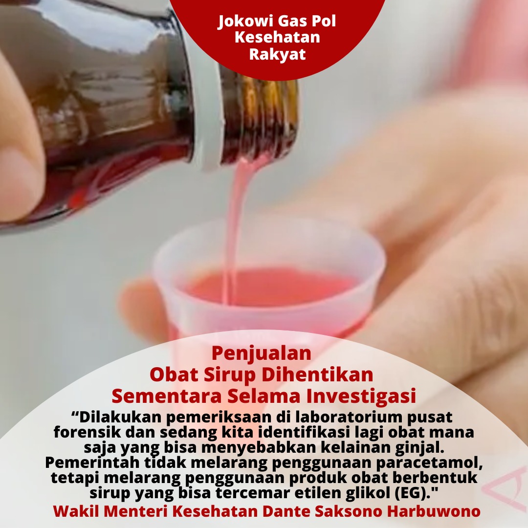 Penjualan Obat Sirup Dihentikan Sementara Selama Investigasi Kasus Gagal Ginjal Akut pada Anak pikiran-rakyat.com/nasional/pr-01…