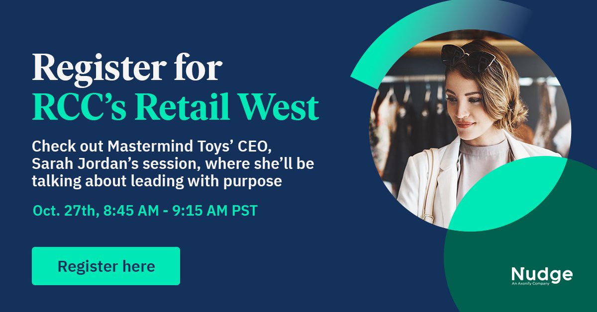 Question 🙋‍♀️ Where should you be on October 27 at 8:45 am PST? At the <a href="/RetailCouncil/">Retail Council of Canada</a>'s Retail West Forum! Join us in Vancouver for a groundbreaking talk by Sarah Jordan, CEO of <a href="/MastermindToys/">Mastermind Toys</a>, on reinventing a beloved Canadian brand. See you there! 👋 retailwest.ca