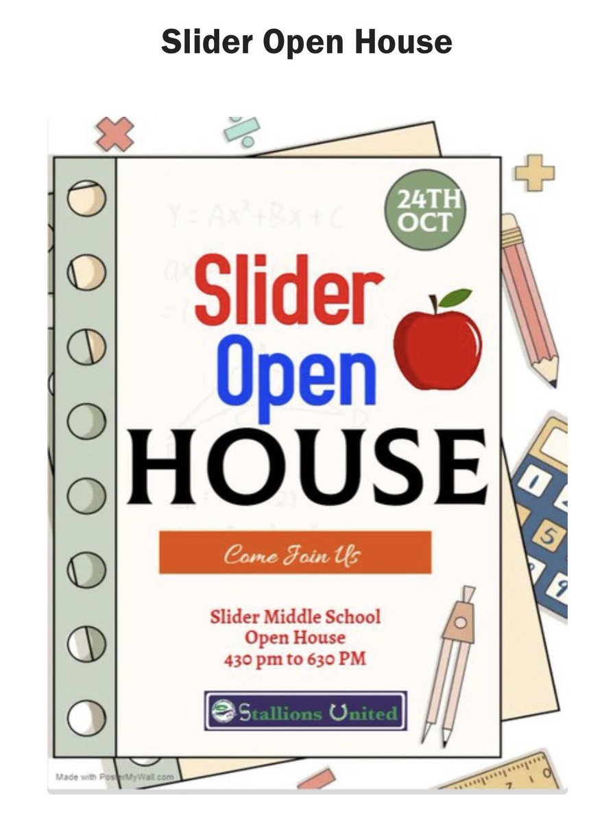 Machin_WDMS's tweet photo. We would like to invite all of our Slider Parents/Guardians to Open House tonight! See you then! https://t.co/42fdaui202