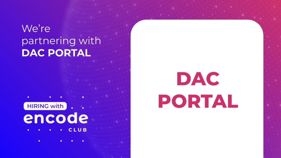 📣 Would you like to work for the platform that was incubated by the Metis DAO Foundation? ✨ 🚀 DAC Portal is expanding their team! 🧙‍♂️ If you are a technology leader, join them and automate building Web3 businesses! Check out their open roles 👉 discord.gg/er5v93jXMg