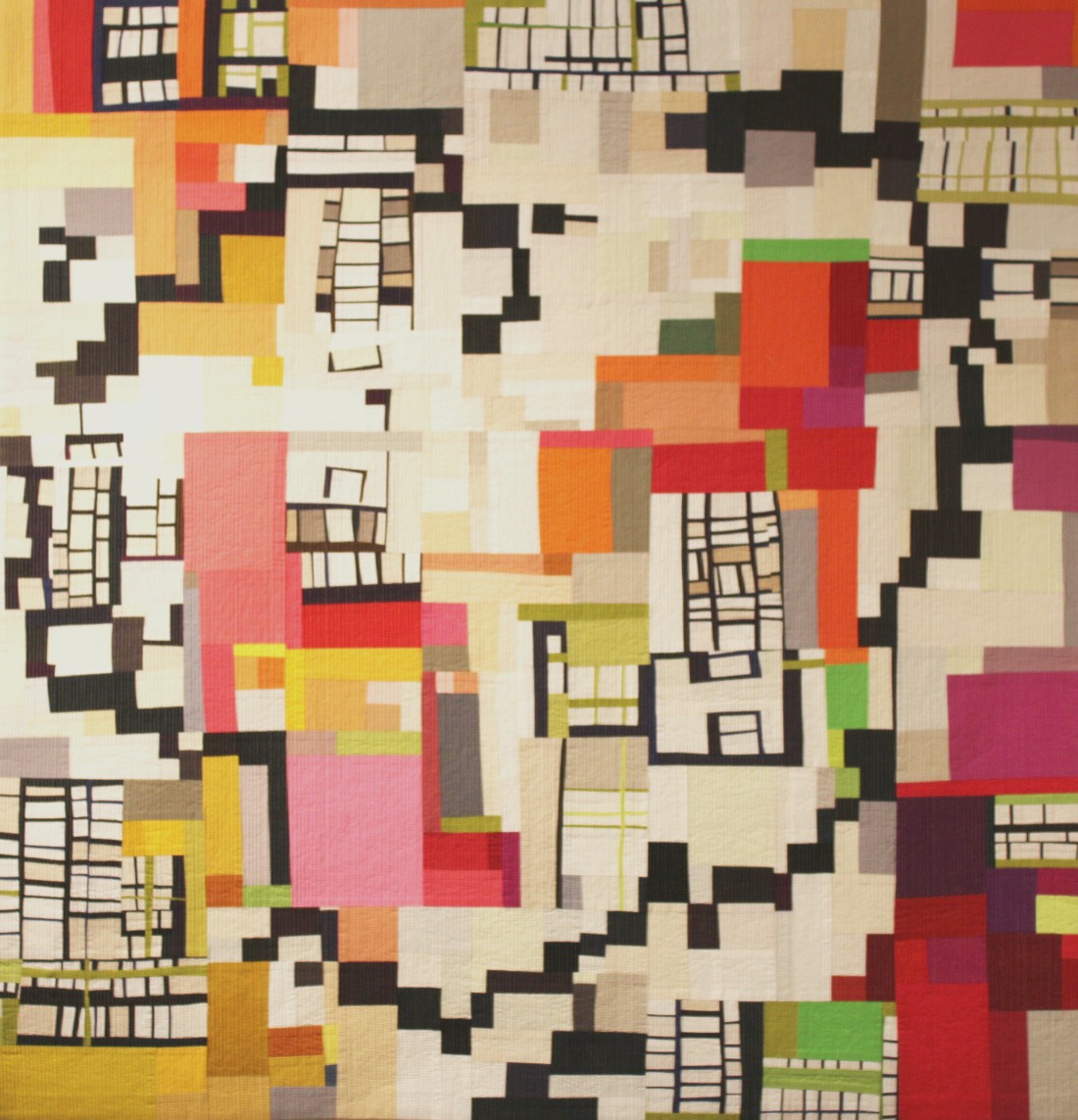 #ArtoftheDay: Fiberarts Guild of Pittsburgh Membership Exhibition
"I Love My Brothers" by Susan J. Lapham (Fiber, $1600) is currently on view in our gallery