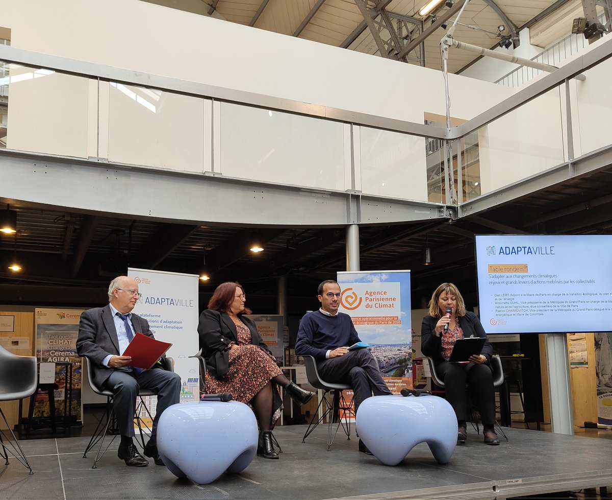 Face à l'accélération du changement climatique, la mobilisation doit être générale pour adapter le territoire et faire en sorte que Paris reste vivable à la fin du siècle.

Merci à l'Agence Parisienne du climat de mettre en valeur les solutions d'adaptation grâce à #Adaptaville.