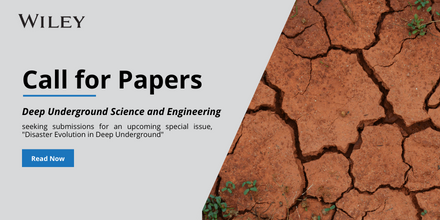 #CallforPapers 📢 Deep Underground Science and Engineering is seeking submissions for an upcoming special issue, 'Disaster Evolution in Deep Underground'. ⌛ Submission deadline: Dec. 30th, 2022 Learn more 👉 ow.ly/TX6k50KH2V2