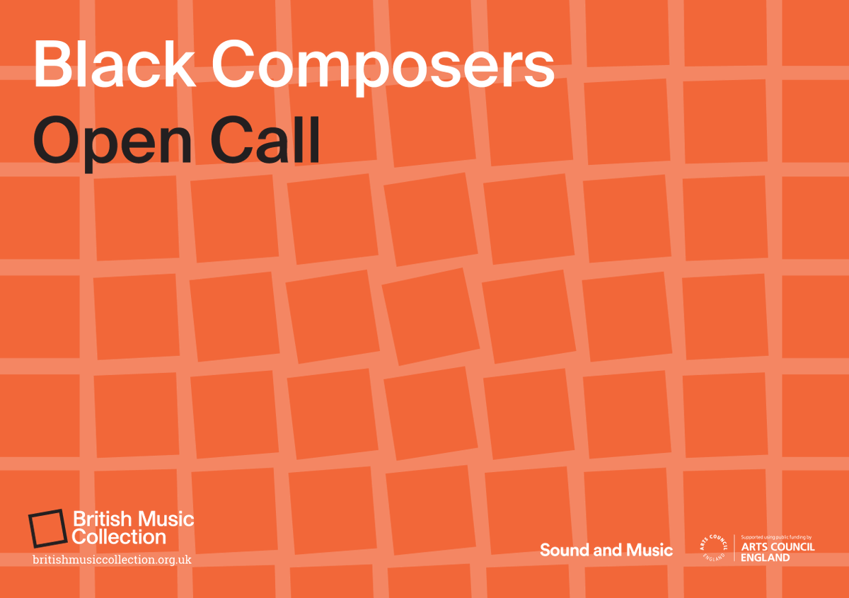 soundandmusic's tweet photo. 📣 APPLICATIONS NOW OPEN 📣
We're offering 3 x £750 grants for new sonic works by Black composers, artists and collectives, with particular focus on those who have faced socio-economic barriers.
Learn more and apply at: https://t.co/tIIL8NxixJ
#OpenCall #BritishMusicCollection https://t.co/lib1AKu2HH