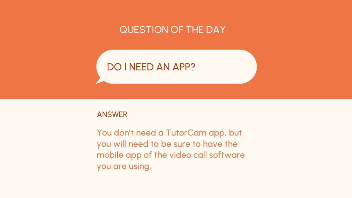No additional tech or software is needed. Use your own phone, tablet, or iPad. 💡📱 It will work with any device that supports your chosen video call platform.

Get started here: TutorCamGo.com

#TutorCam #RemoteLearning #HybridLearning