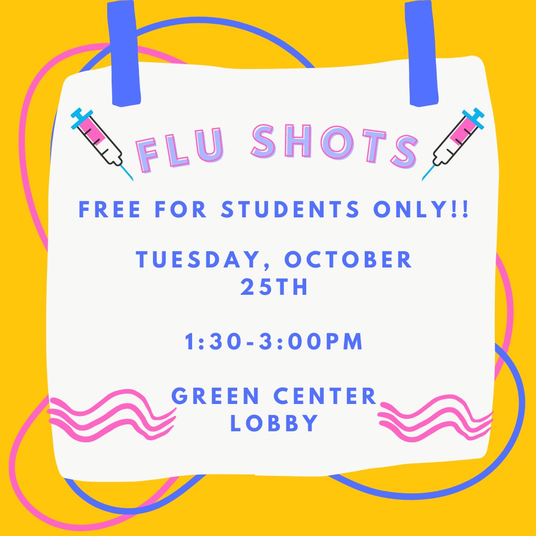 Free Flu Shot Clinic for Students