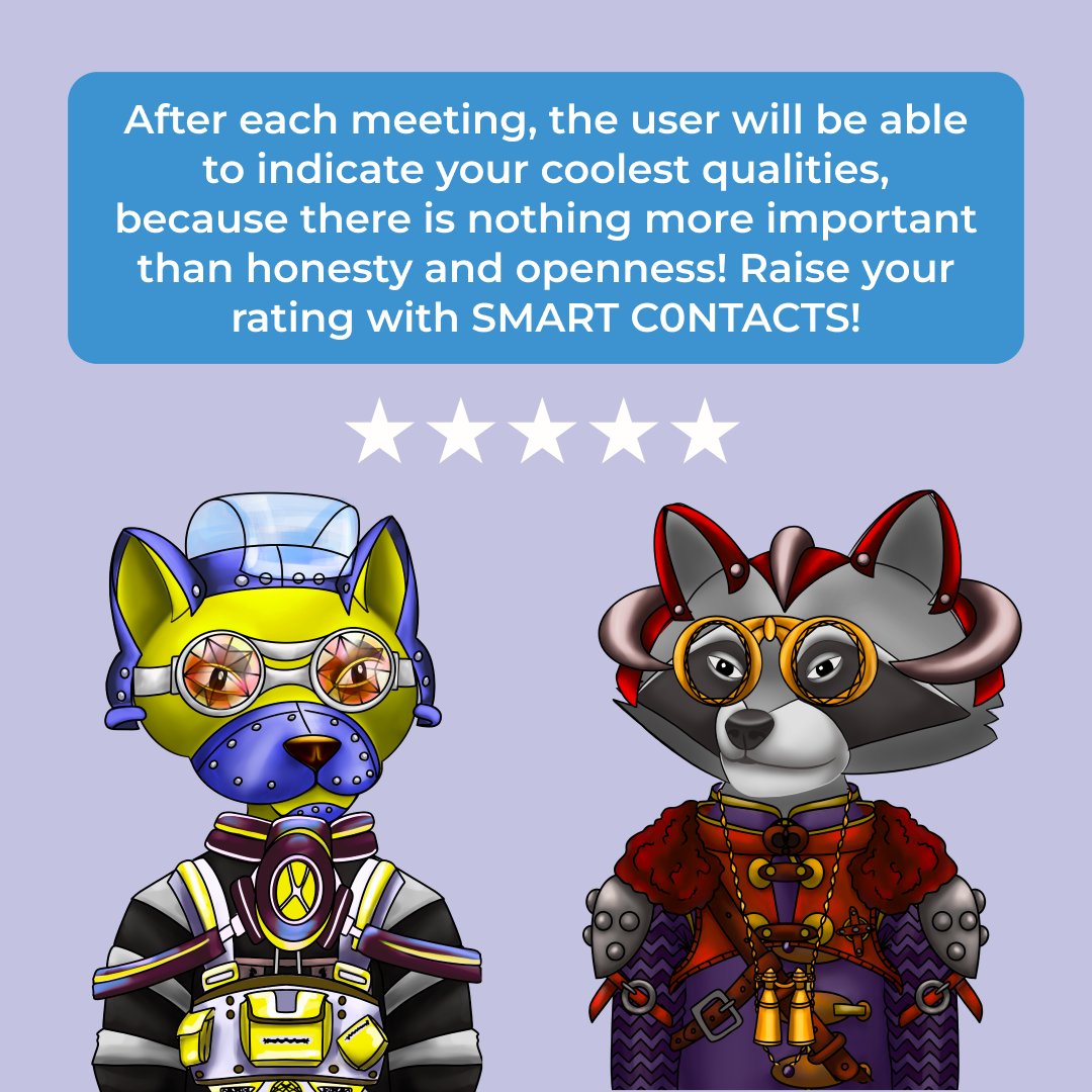 OldaOktoviani's tweet image. 🤔
What is the #rating in SMART C0NTACTS for?

SMART C0NTACTS will help you discover all your strengths online! That&apos;s what user ratings are for.📞

#found_himself #connection_channels #softskills #hardskills #findvector #SMARTC0NTACTS