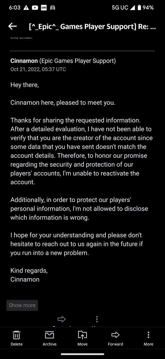 _ZombieCowTTV's tweet photo. The saga of my epic account being hacked continues. Apparently I am not me guys. Looks like my account is gone forever 🥲 https://t.co/04TFNARD0P