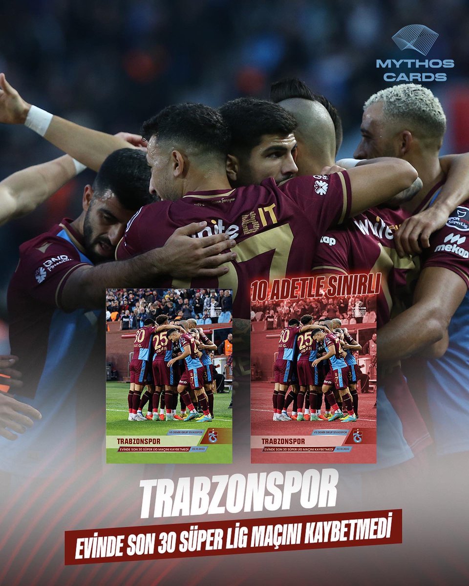Marek “Maestro” Hamsik ve evinde 30 Süper Lig Maçı’nda kaybetmeyen Trabzonspor kartları şimdi satışta. 🌊 bit.ly/3slP2IT 😎