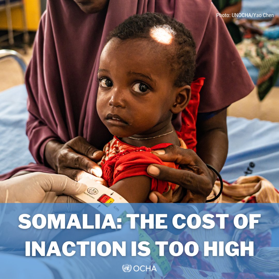 JUST OUT: The Cost of Inaction (October 2022) Humanitarian needs are growing and will persist in #Somalia. Partners have stepped up assistance, but what if we fail to receive enough funding? Find out here ➡️ bit.ly/3VThDCT