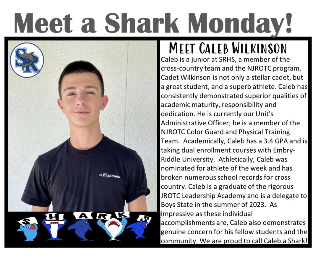 #MeetaSharkMonday #SharkPride #SRHSFamily