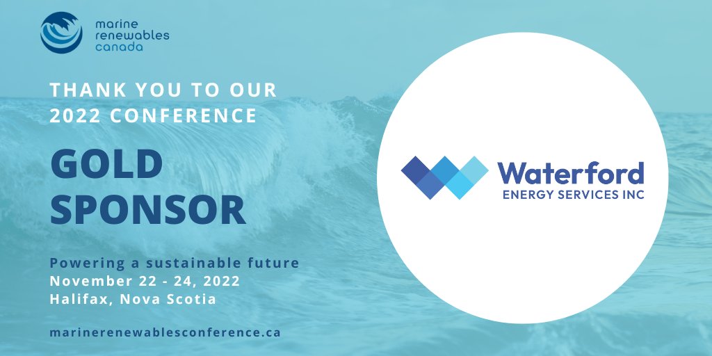 Welcome to #MRC2022 Gold Sponsor  <a href="/WaterfordEnergy/">Waterford Energy</a>! 

We are truly grateful for your support in making this event happen. Thank you!!

marinerenewablesconference.ca